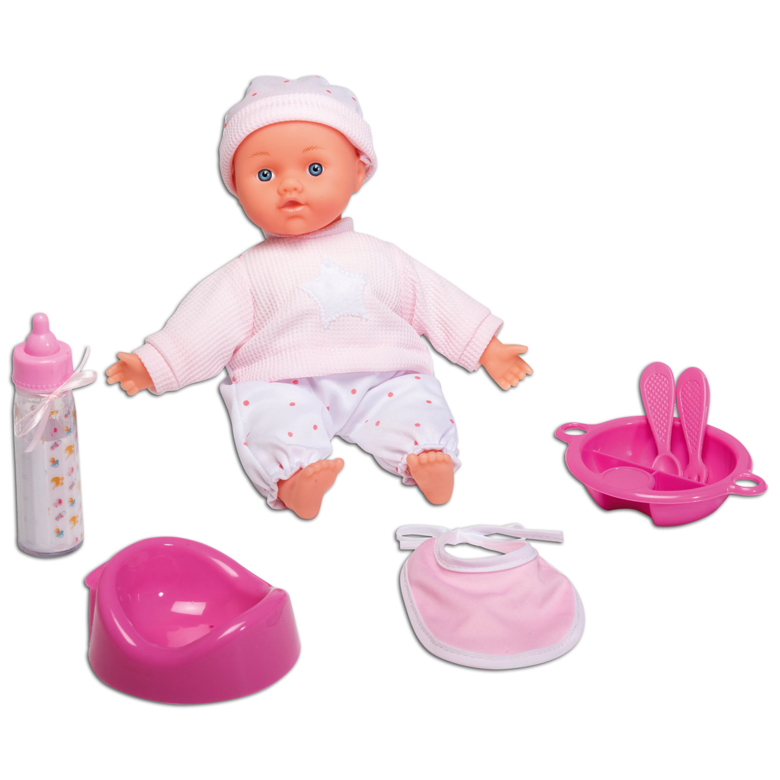Babypuppe - rosa - 30 cm
