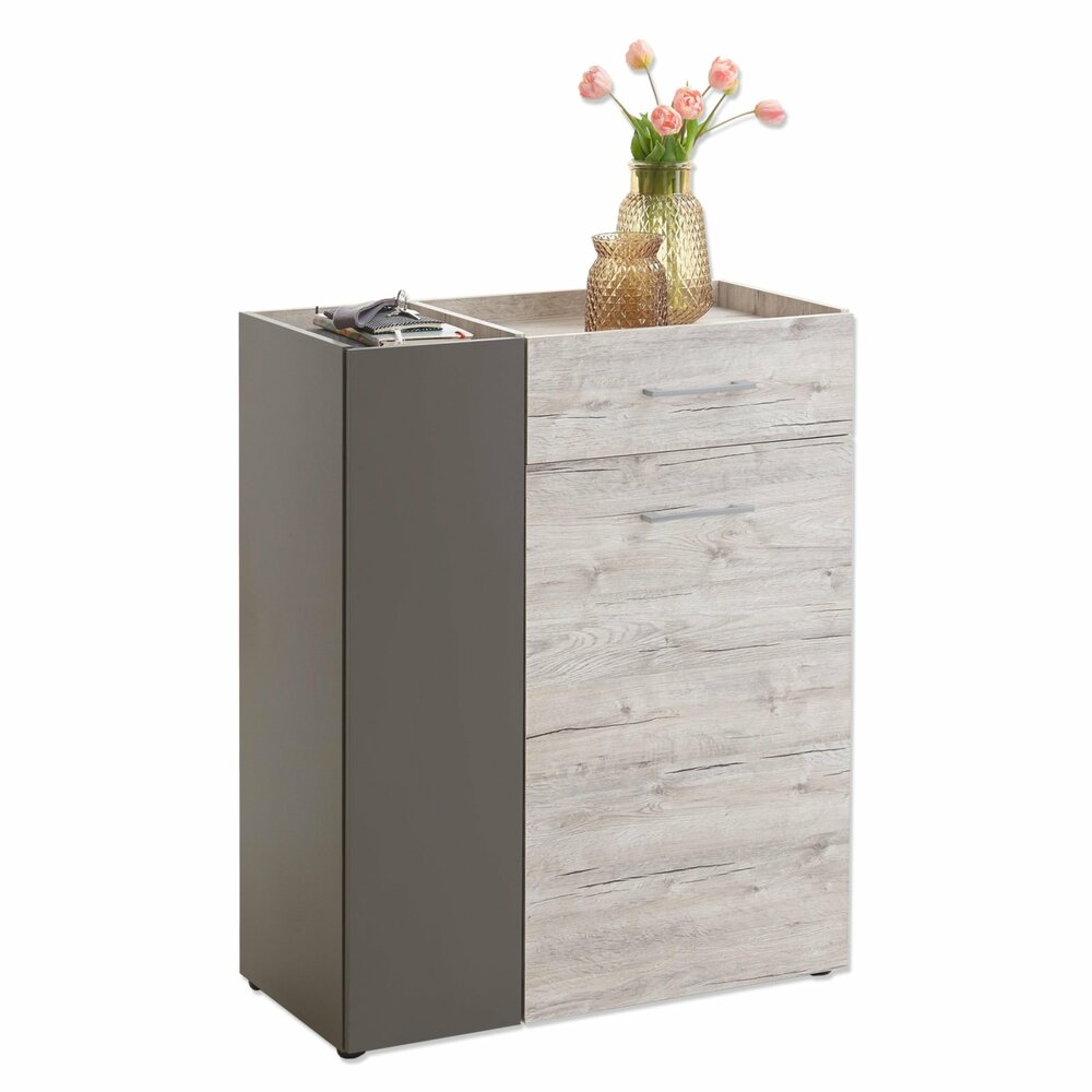 Kommode - Sandeiche - Lava - 2-türig | Online bei ROLLER kaufen