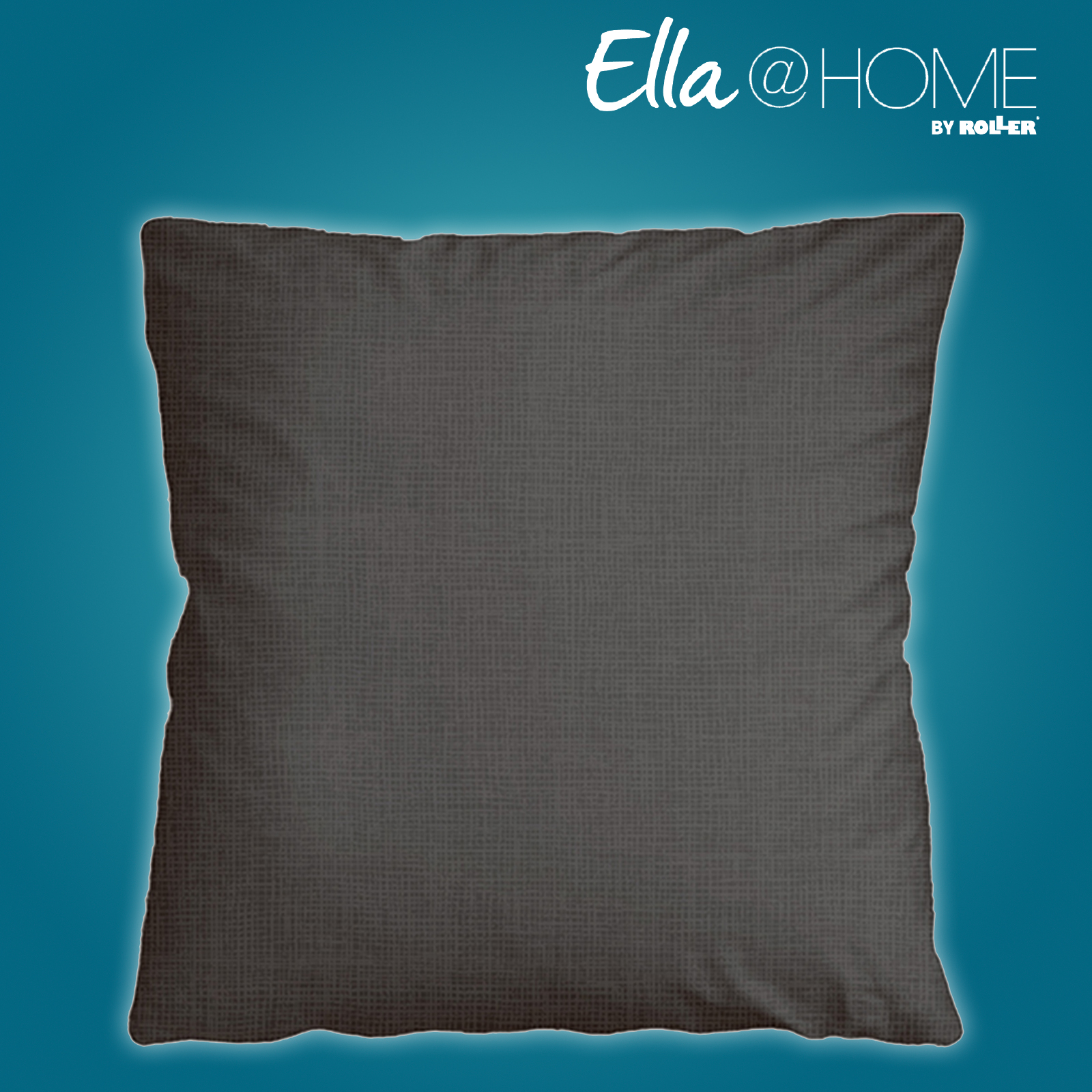 Ella@HOME Dekokissen - anthrazit - 40x40 cm