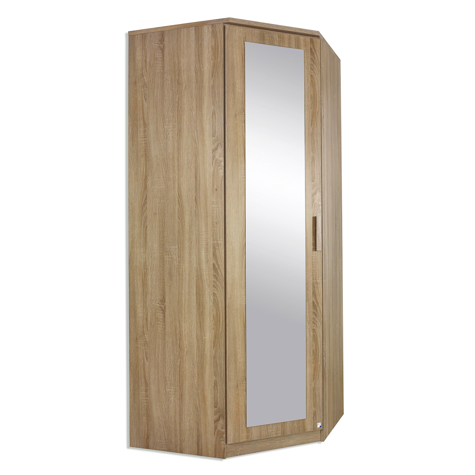 Eckschrank - Sonoma Eiche - mit Spiegeltür