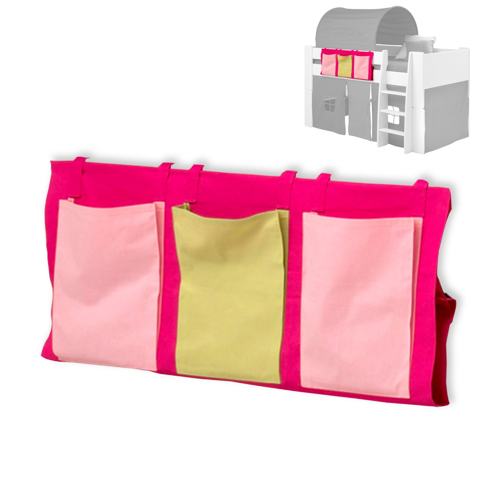 Aufbewahrungstaschen KIDS - lila-pink | Hochbetten-Zubehör