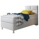 Boxspringbett MIAMI - weiß - mit Bettkasten - H3 - 90x200 cm