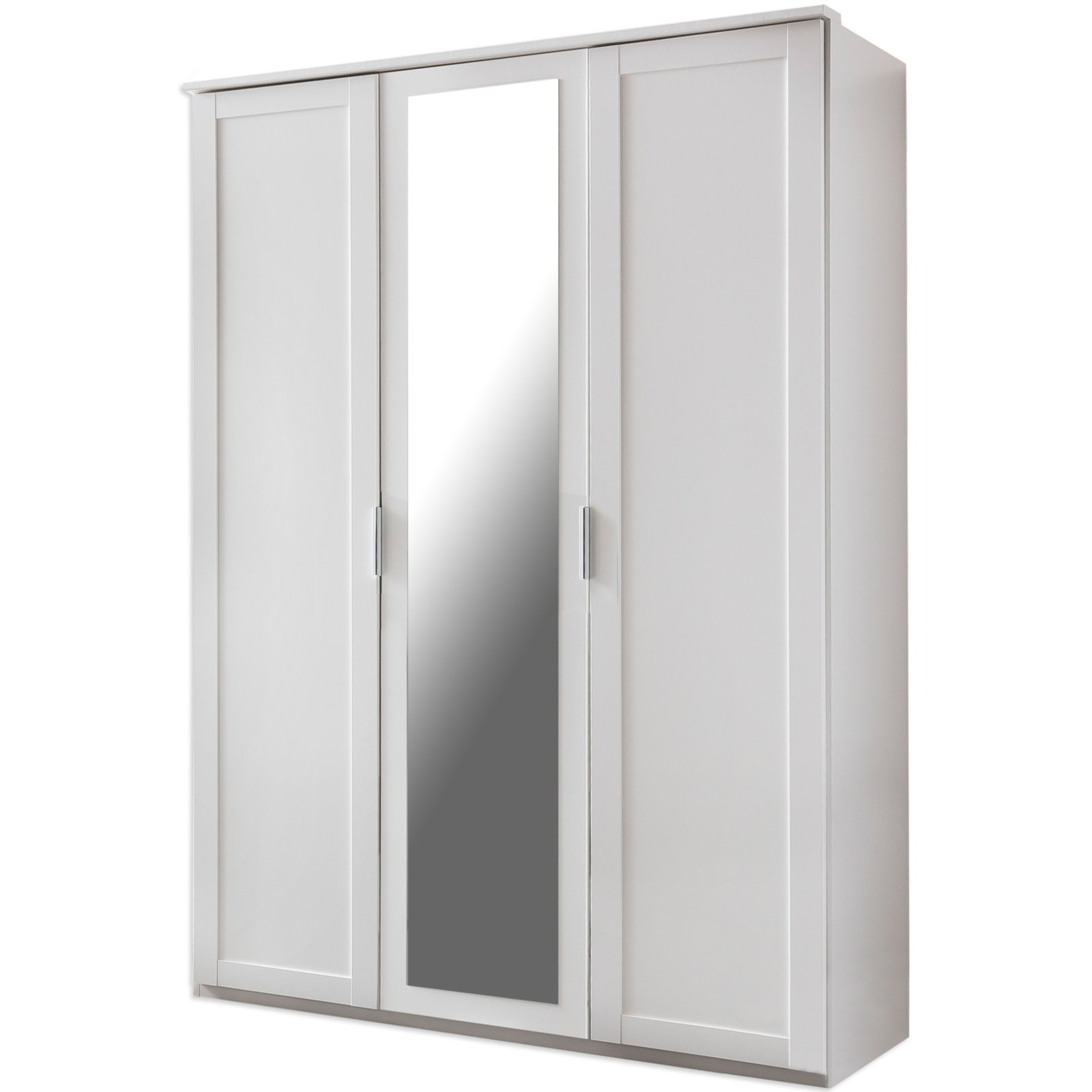 Drehtürenschrank - weiß - 14 cm breit Drehtürenschrank - weiß - 14 cm breit