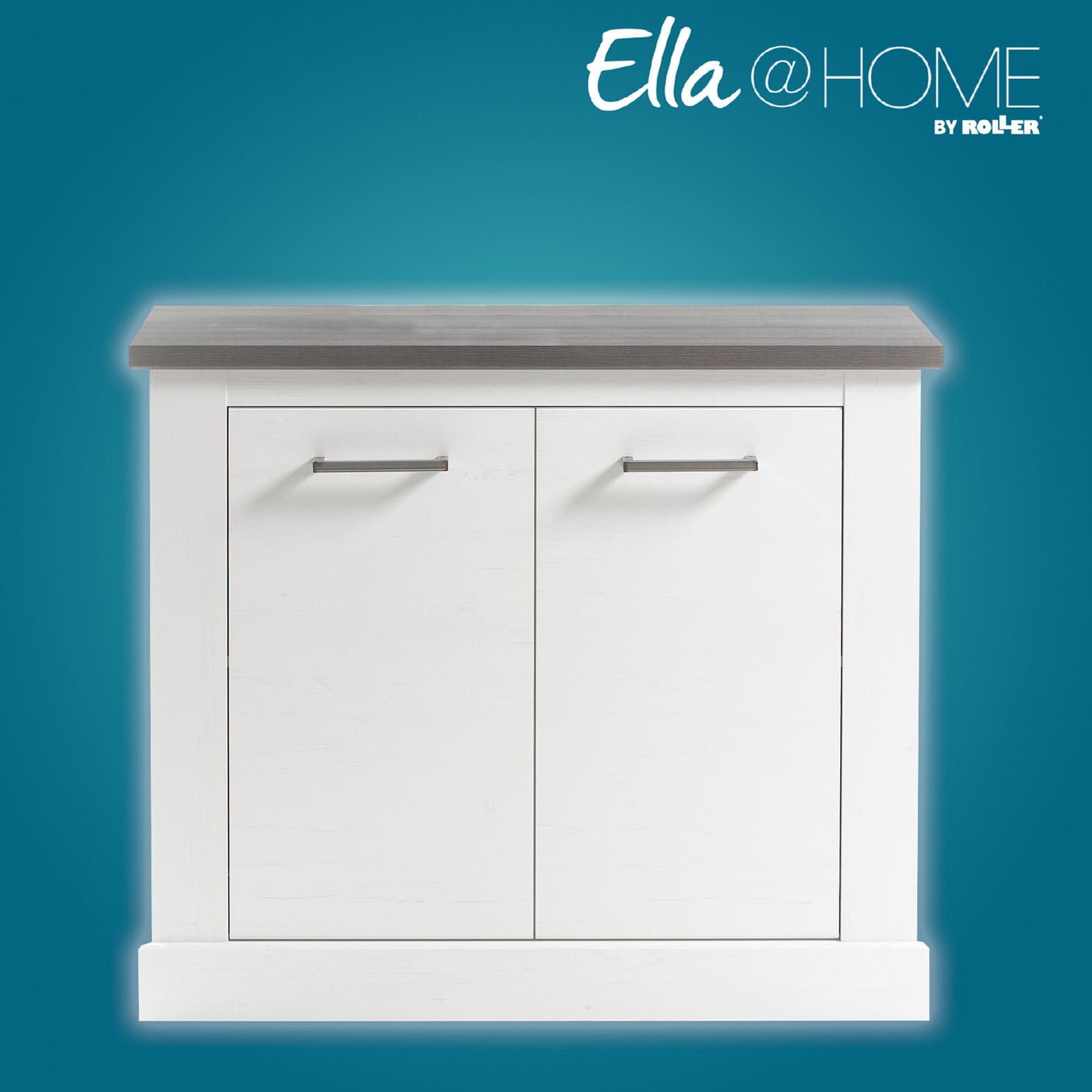 Ella@HOME Kommode - Pinie weiß-Wenge - 105 cm breit
