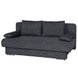 Schlafsofa - schwarz - inklusive Kissen