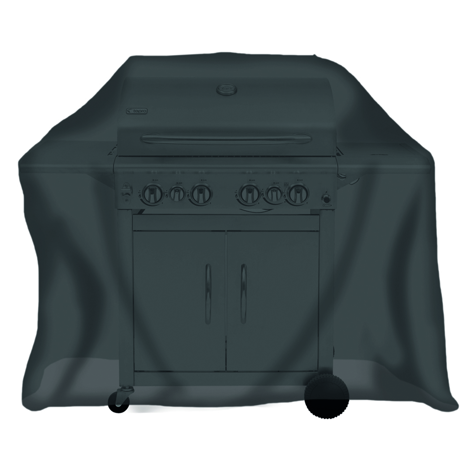Abdeckhaube für Gasgrill - schwarz - Polyethylen