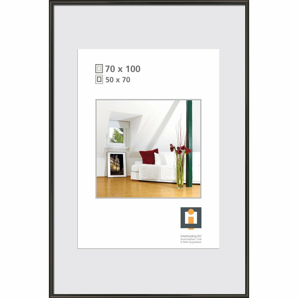 Bilderrahmen schwarz Kunststoff 70x100 cm Online bei ROLLER kaufen
