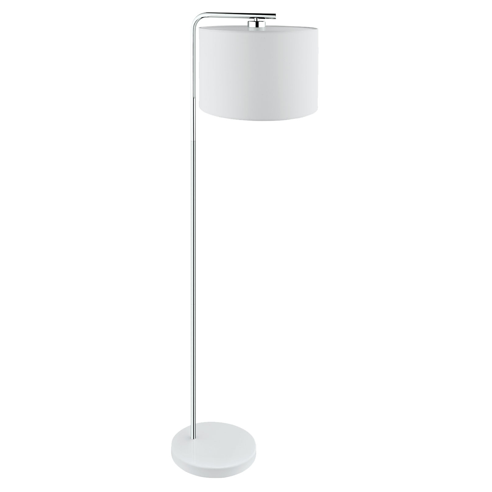 Ella@HOME Stehlampe - weiß-chrom - 155 cm