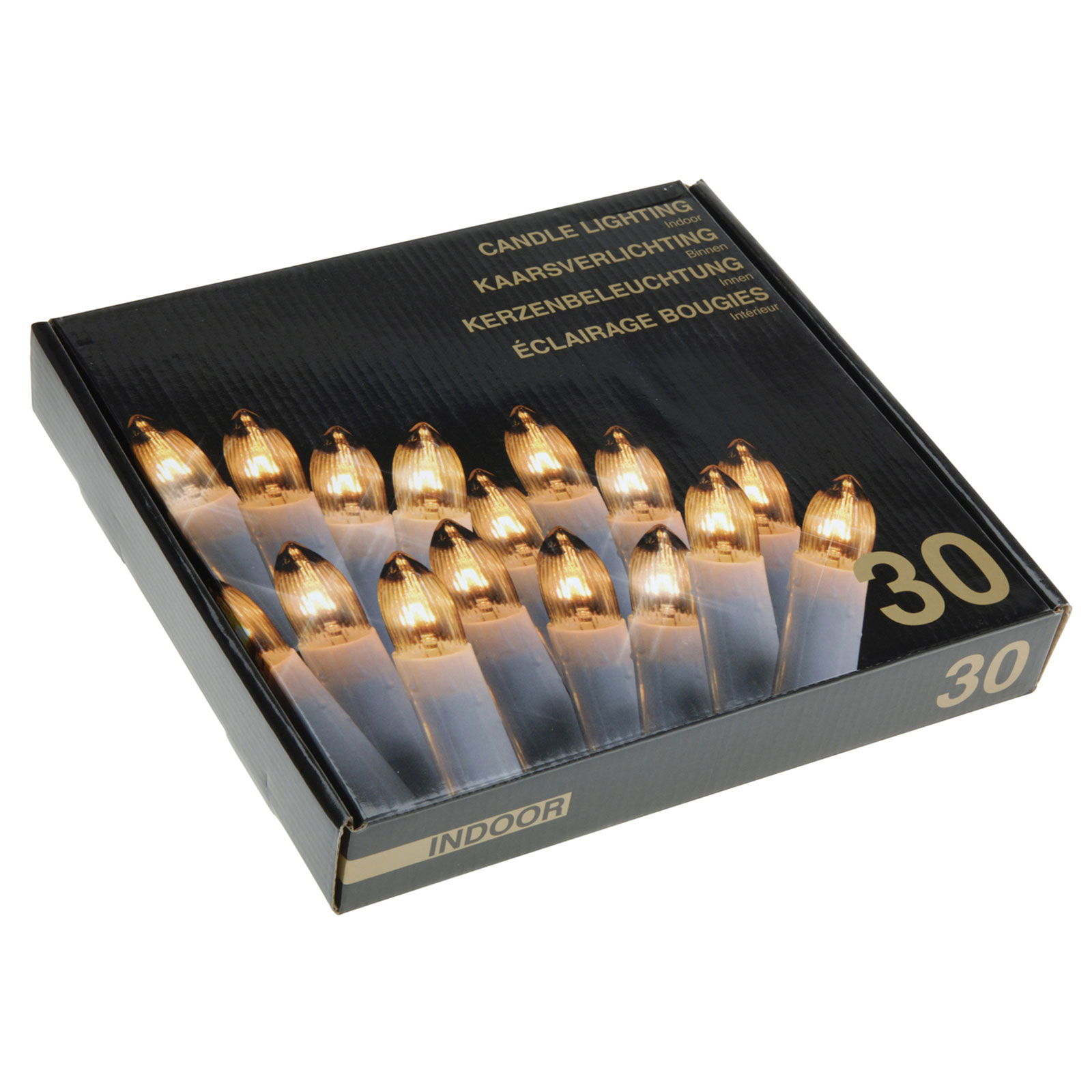 Kerzen-Innenlichterkette - 30 Kerzen - 1,5 m