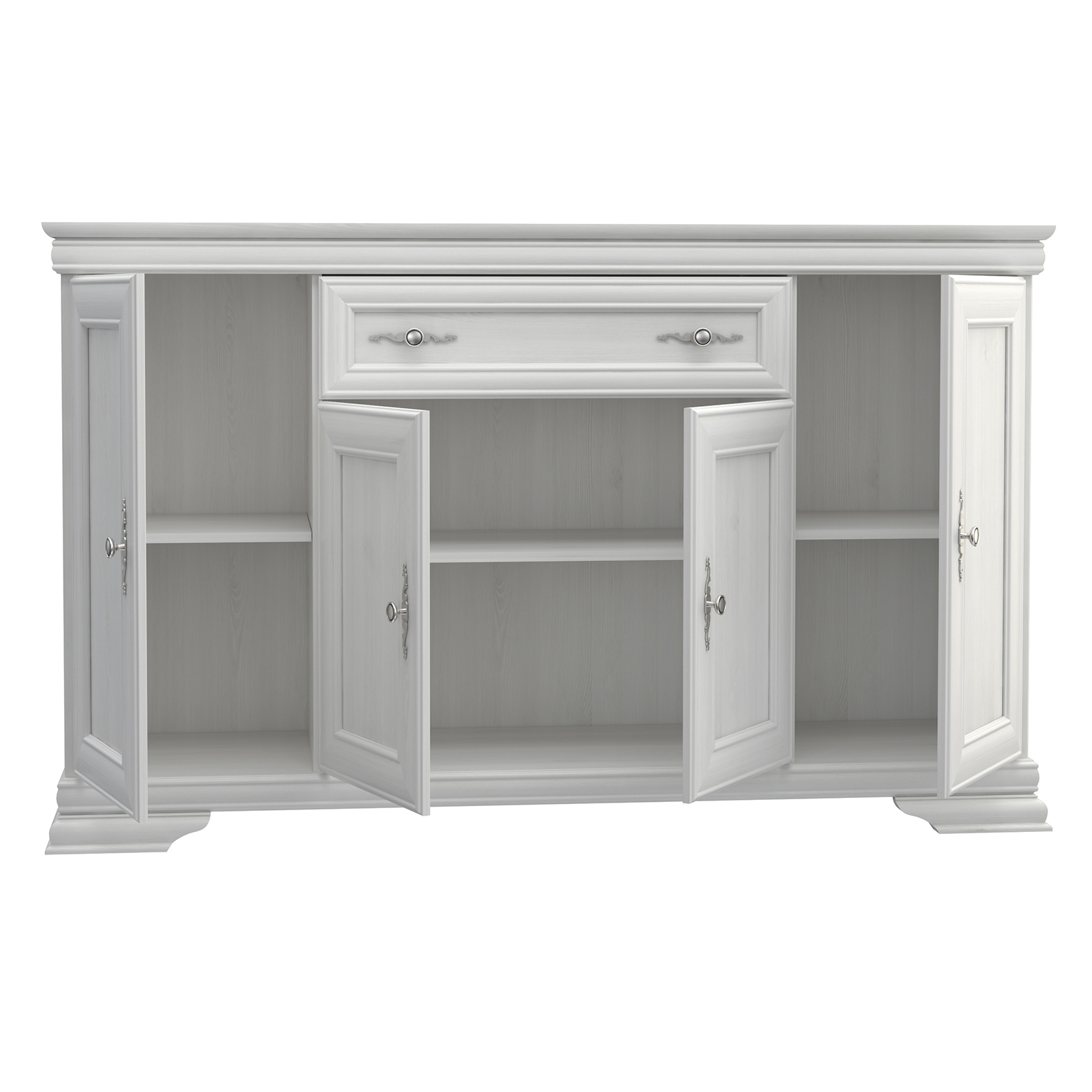 Sideboard - Schneeeiche - 158 cm breit