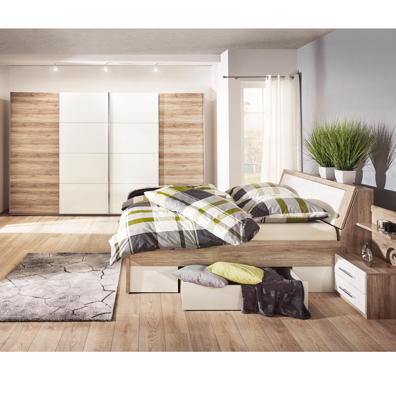 6-teiliges Schlafzimmer-Set KÖLN - San Remo Eiche | Online bei ... 6-teiliges Schlafzimmer-Set KÖLN - San Remo Eiche | Online bei ...