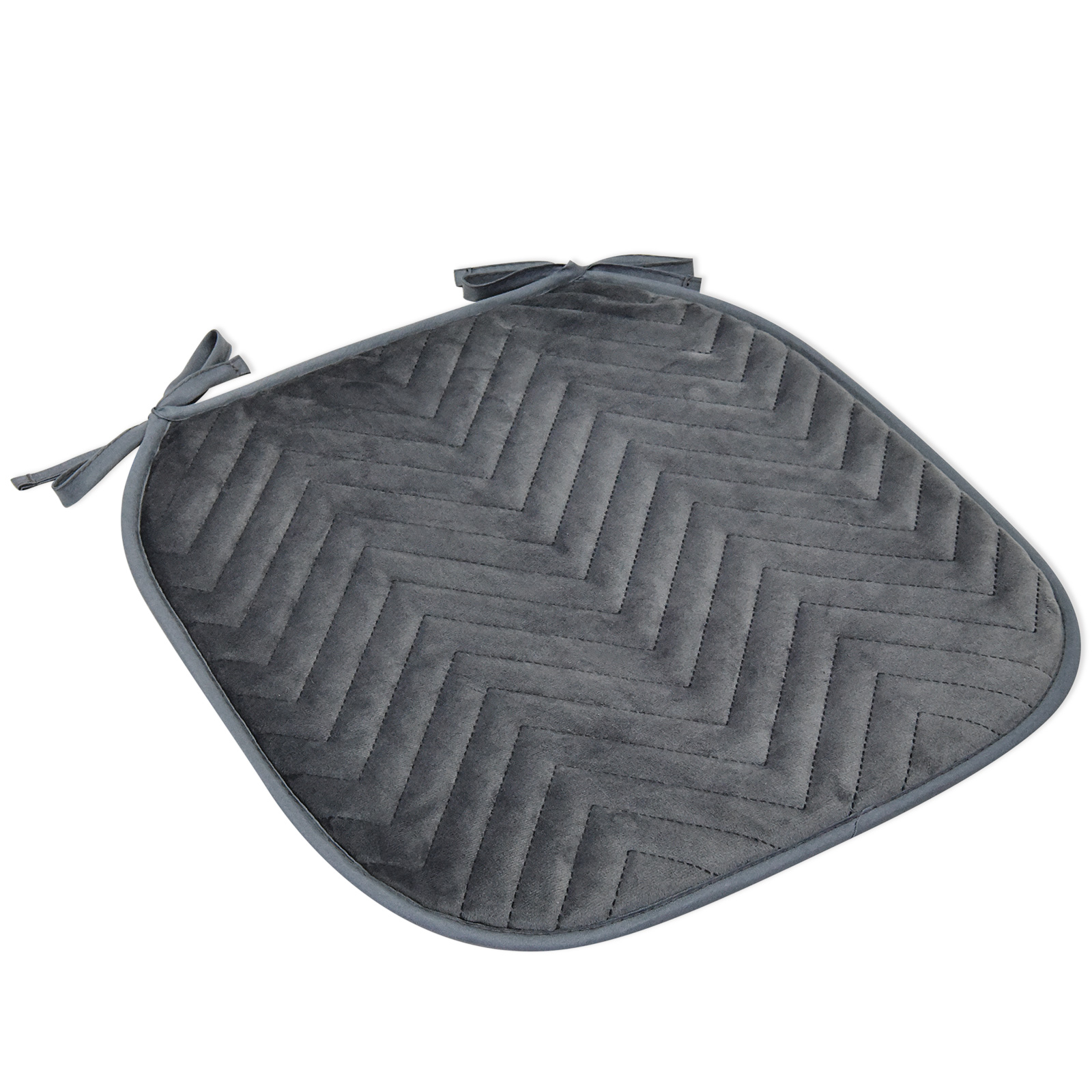 Sitzkissen - farblich sortiert - Wellen-Struktur - 38x39 cm