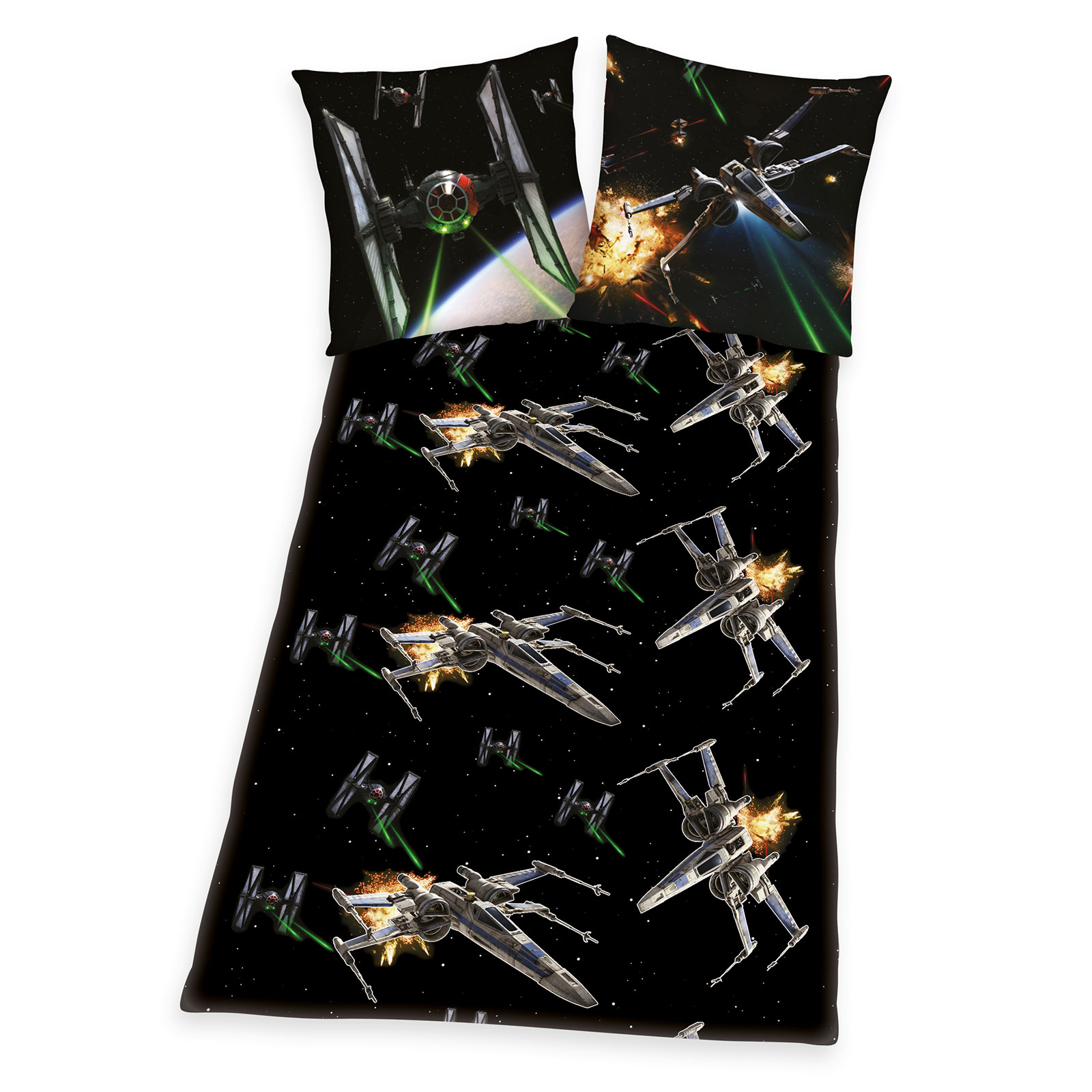 Bettwäsche STAR WARS - leuchtet im Dunkeln - 135x200 cm