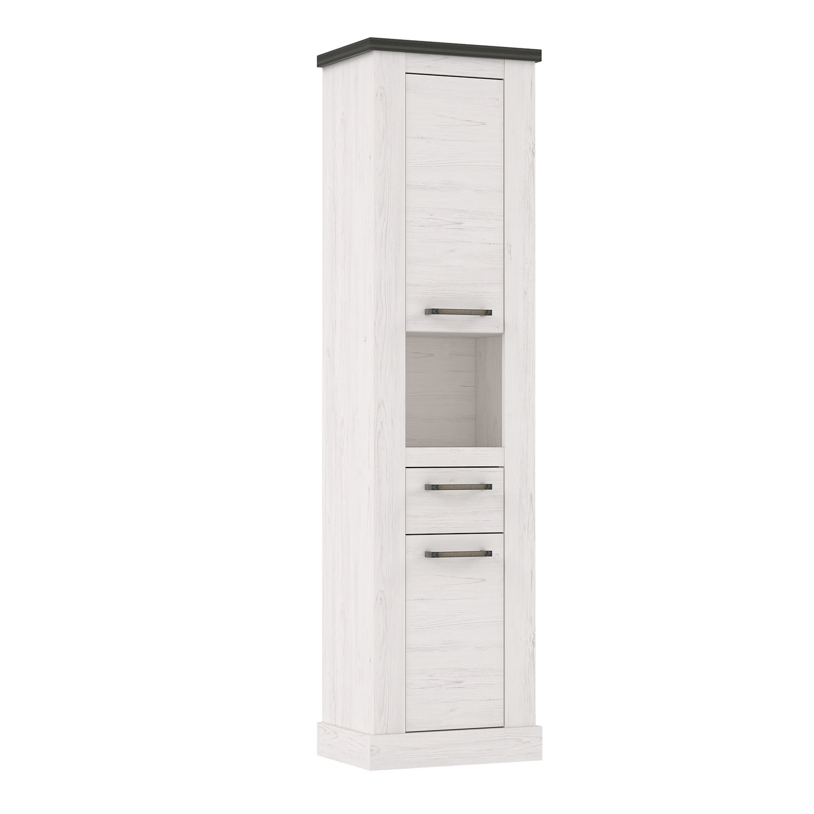 Hochschrank - Pinie weiß - Touchwood - 50 cm