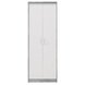 Hochschrank - Beton-weiß - 198 cm hoch