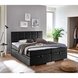 Boxspringbett - schwarz - H3 - 180x200 cm