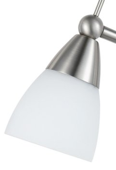 Flex-Tischlampe - Metall - Glas - G9