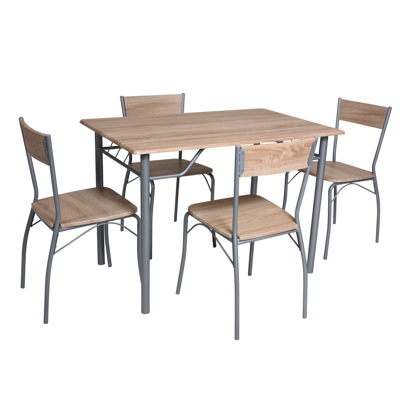 Esstischgruppe - Eiche Sonoma - 5-teilig