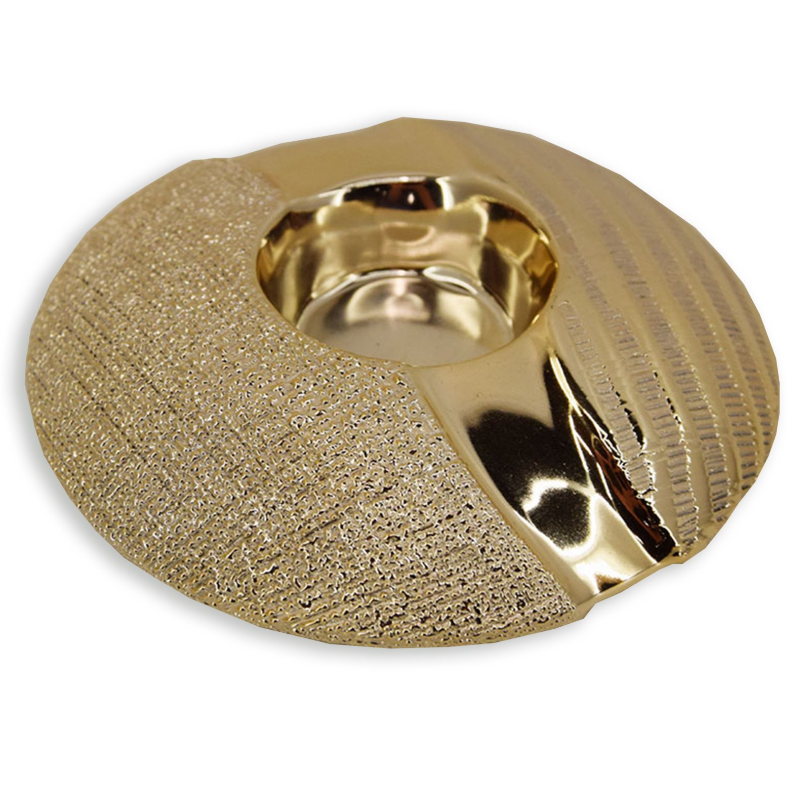 wohnzimmer deko gold:Teelichthalter – gold – 12 cm wohnzimmer deko gold:Teelichthalter – gold – 12 cm