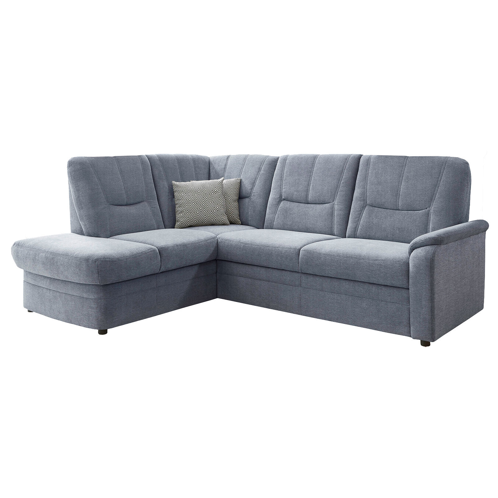 polsterpower Ecksofa - denim - Basismodell - Kombielement links