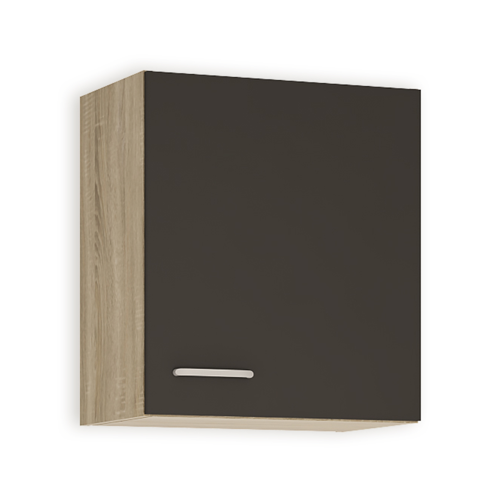Hängeschrank - anthrazit-Sonoma Eiche - 50 cm breit