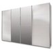 Schwebetürenschrank - Alpinweiß - 270 cm