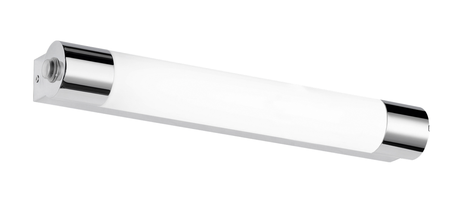 LED-Wandleuchte - Badleuchte - Chrom - Glas