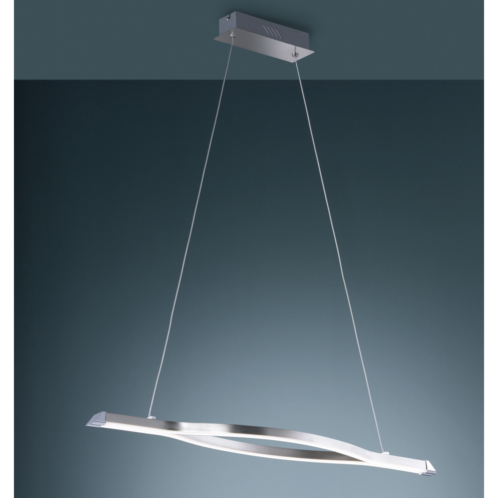 LED-Pendelleuchte - Nickel matt - Switch-Dimmer