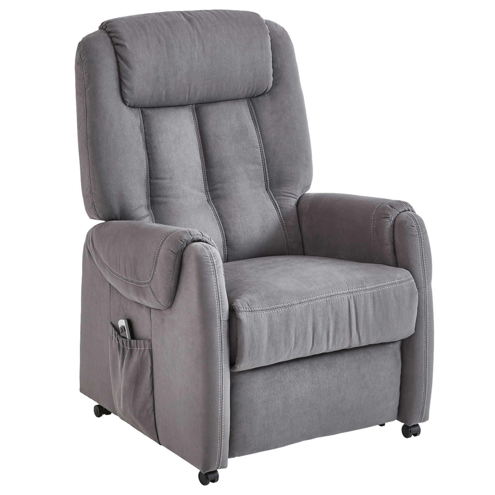 TV-Sessel - steel - Aufstehhilfe