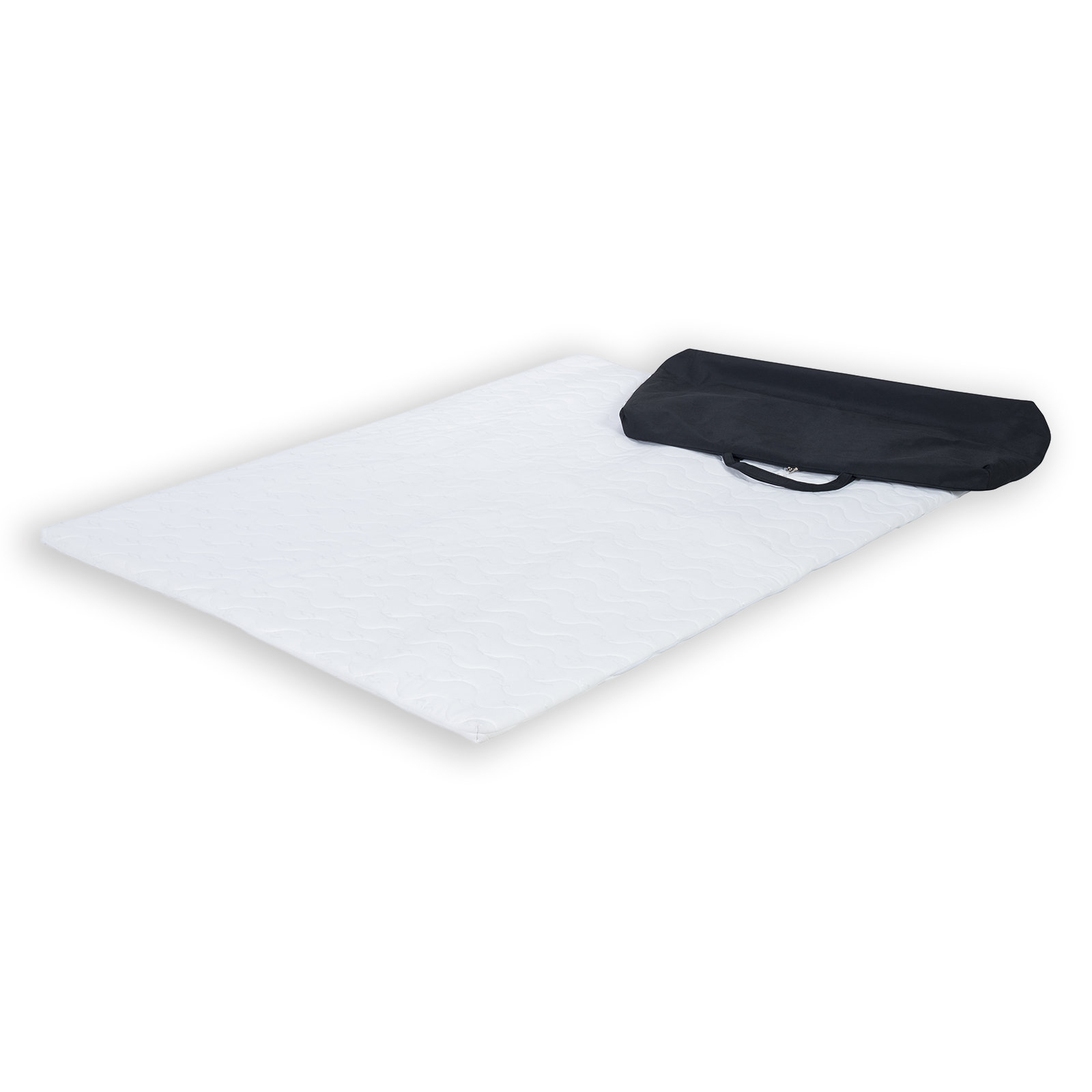 Set - Schlafsofa - grau - mit Kaltschaum-Topper