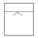 Stoffschrank - blau - 75 cm