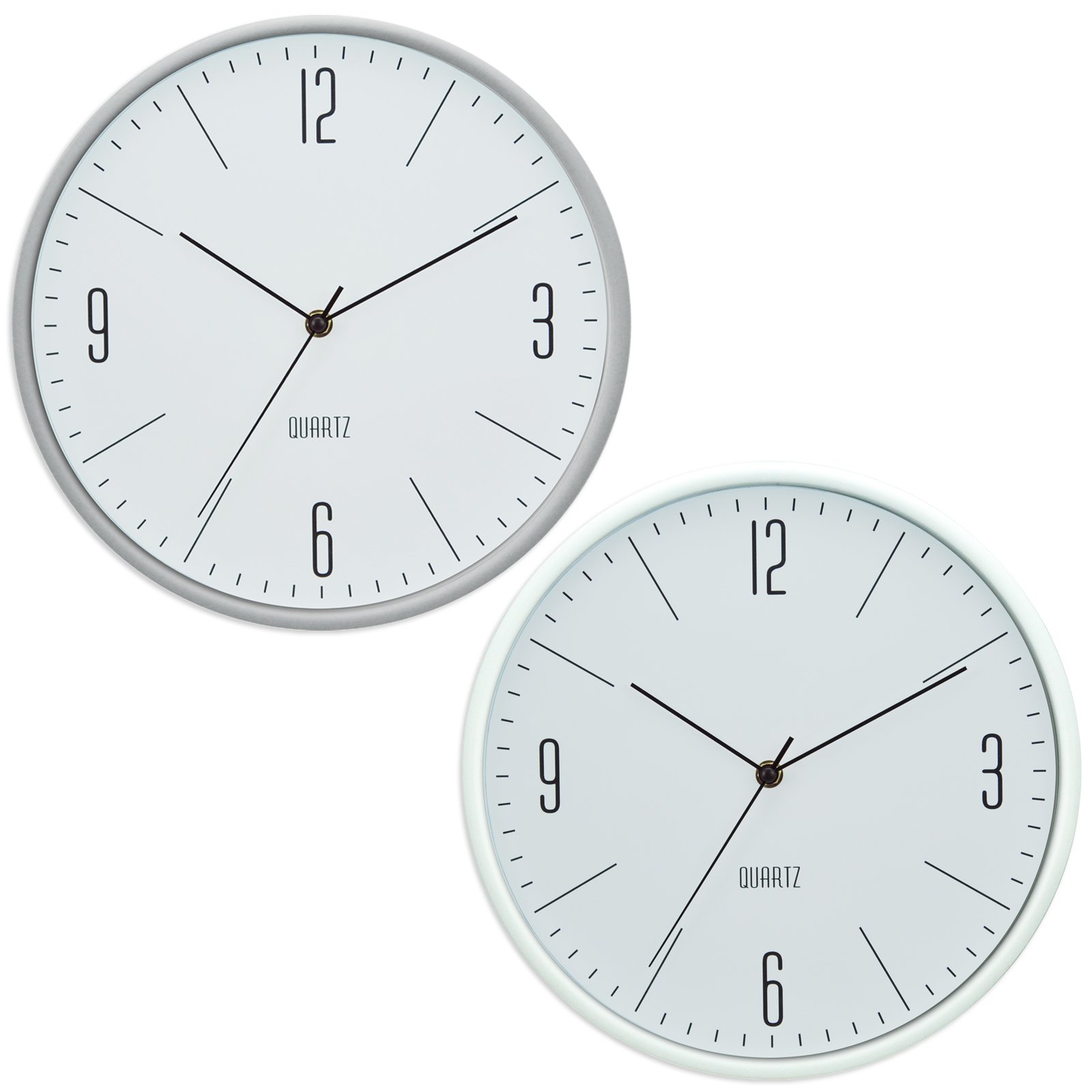Wanduhr - farblich sortiert - Ø30 cm