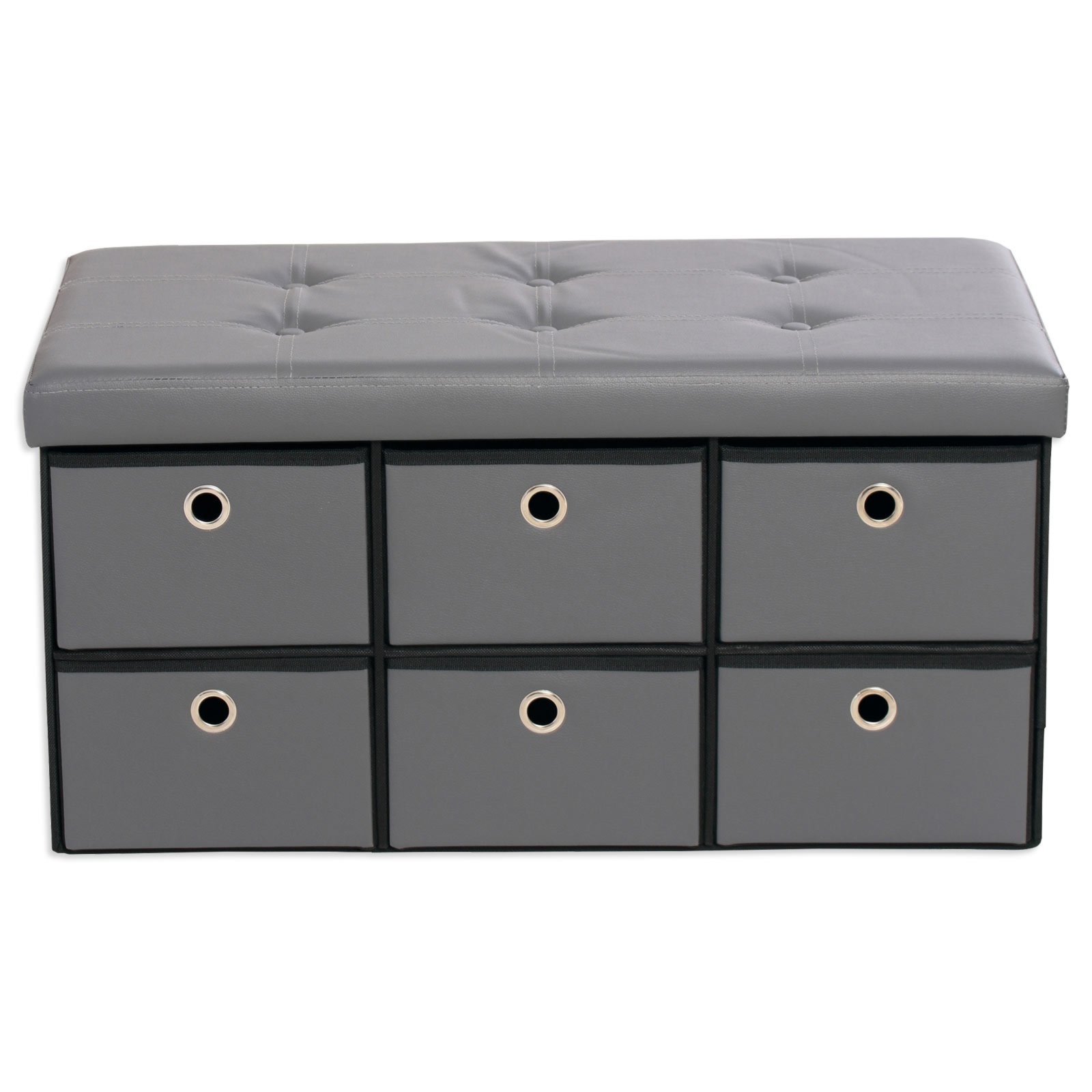 Sitzbank RABEA - grau - 73 cm breit | Sitzbänke | Bänke | Möbel