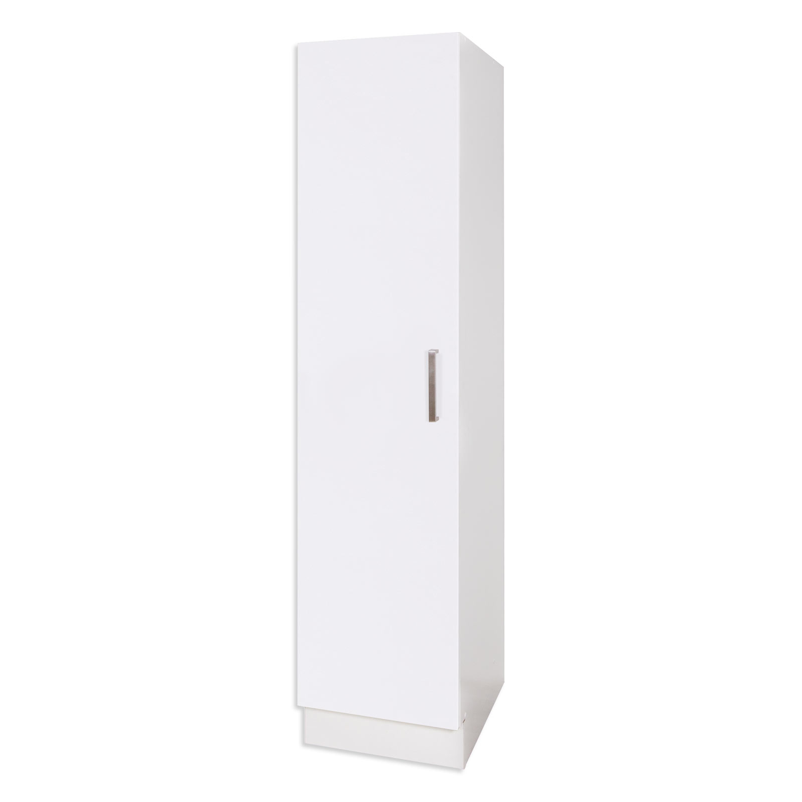 Seitenschrank - weiß Hochglanz - 212 cm hoch