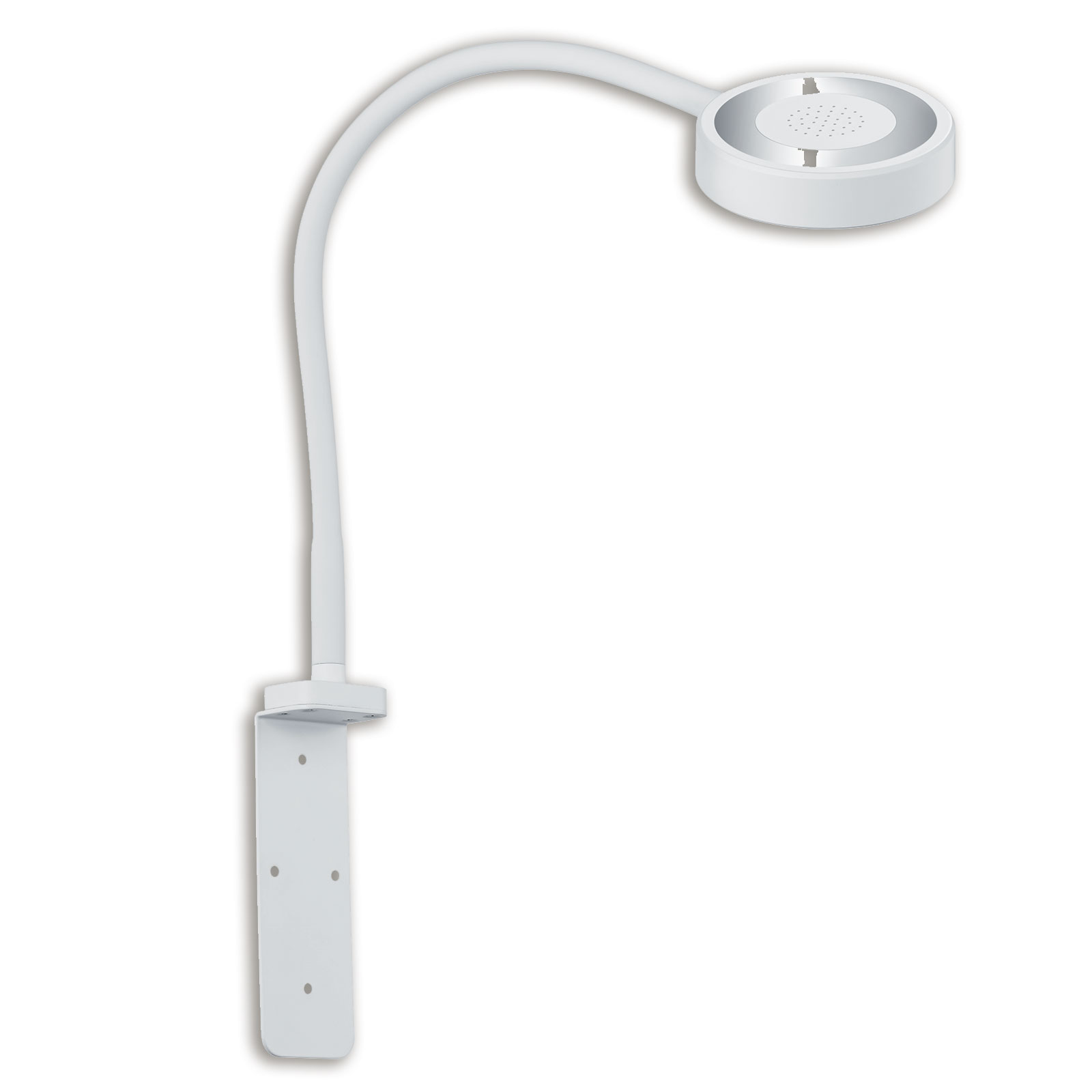 LAMPURA 2er-Set LED-Bettbeleuchtung - weiß - mit Flexarm