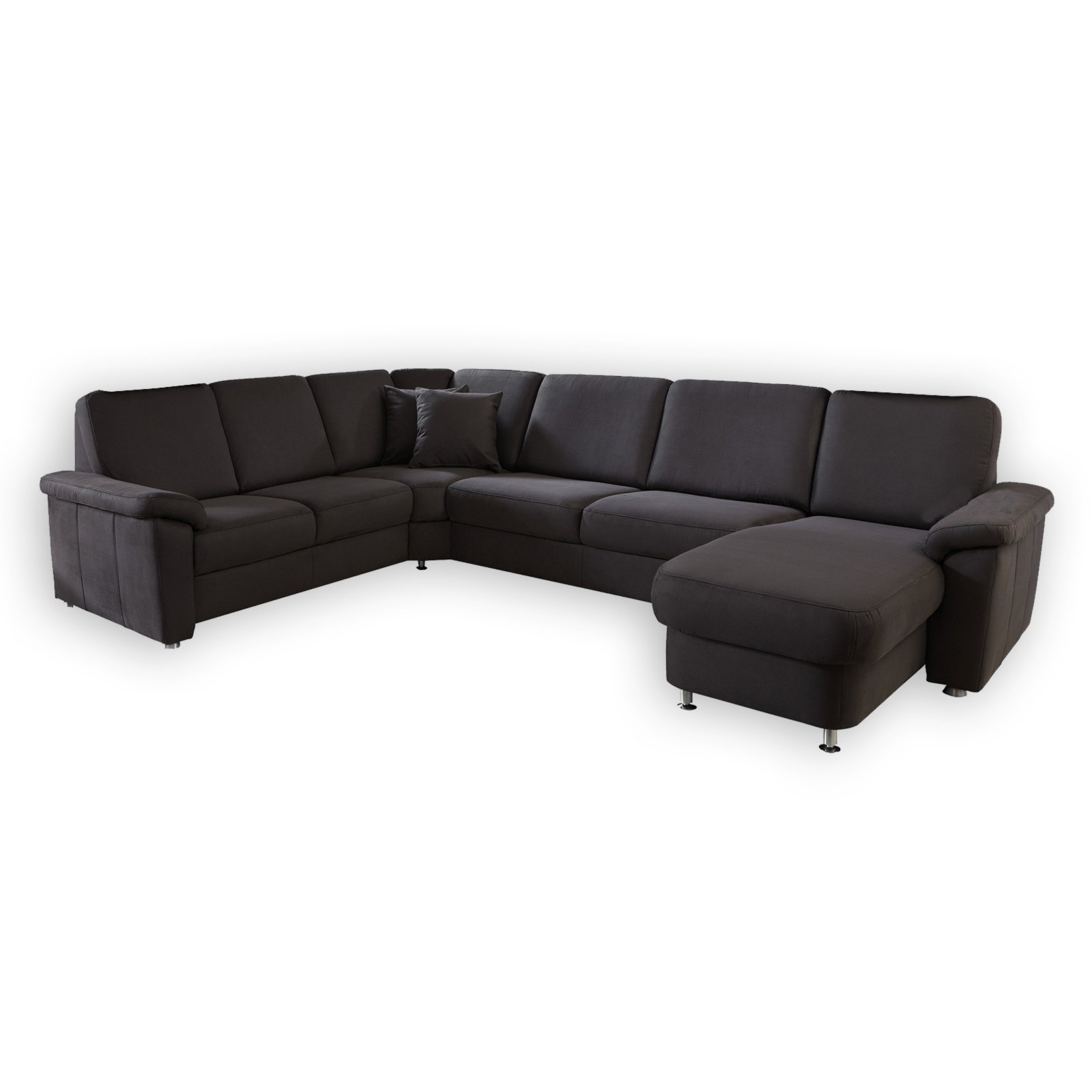 Wohnlandschaft - braun - Federkern | Wohnlandschaften U-Form | Sofas ...
