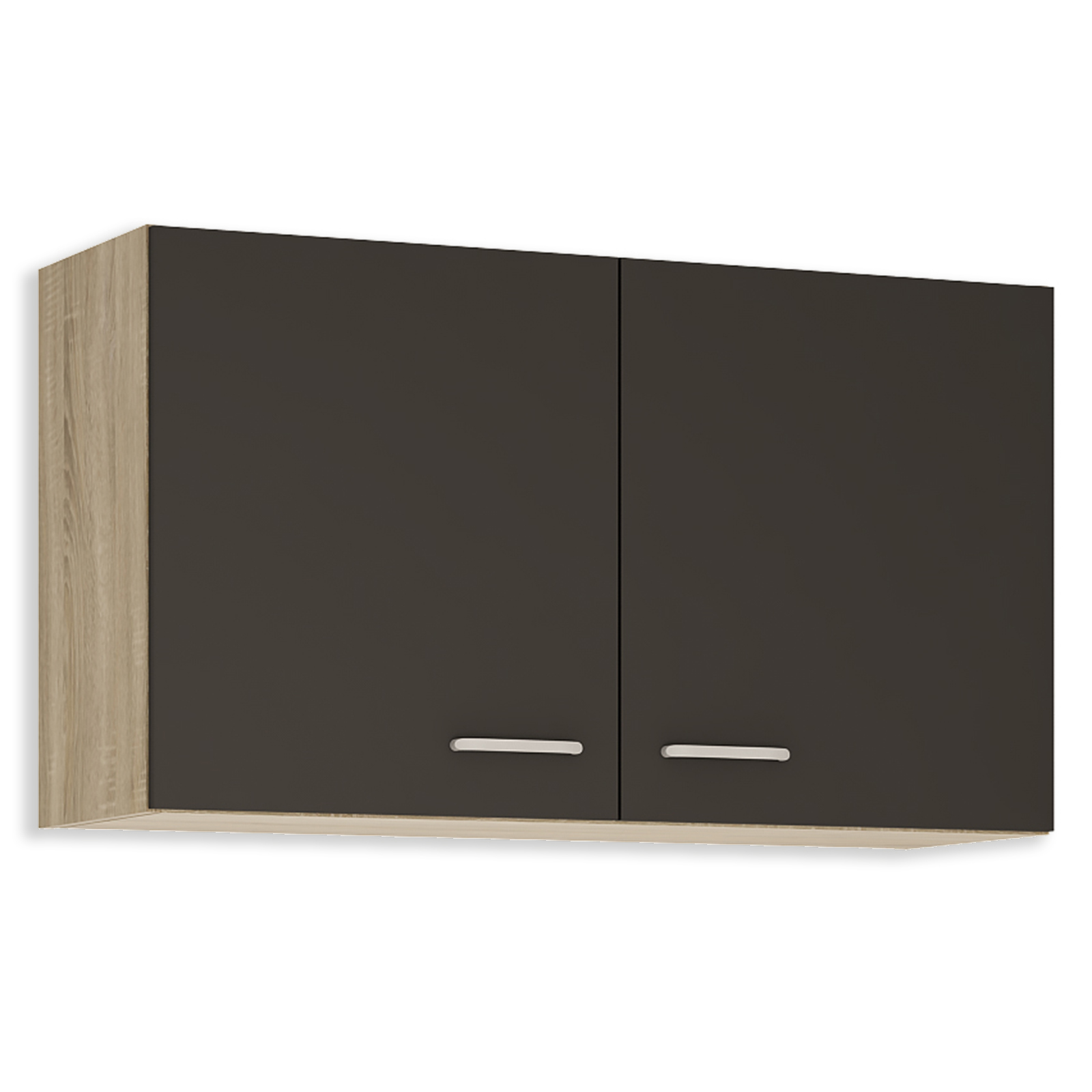 Oberschrank - anthrazit-Sonoma Eiche - 100x57 cm