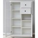 Vitrine BRANDSON - weiß - 81 cm