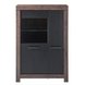 Vitrine BALIN - Schlammeiche-Schwarzeiche - 100 cm breit
