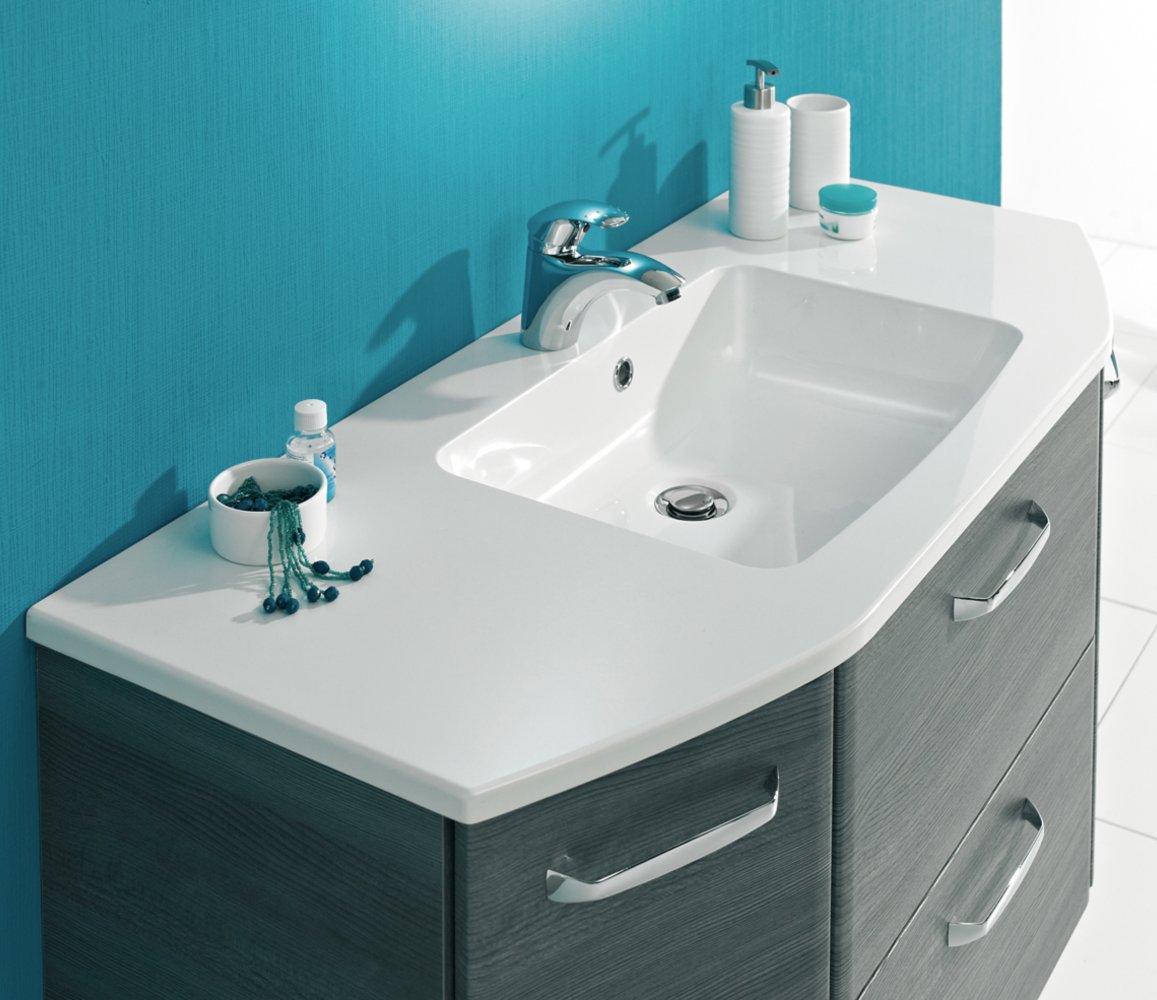 Mineralmarmortisch ALIKA - 112 cm Breite | Waschtische ...
