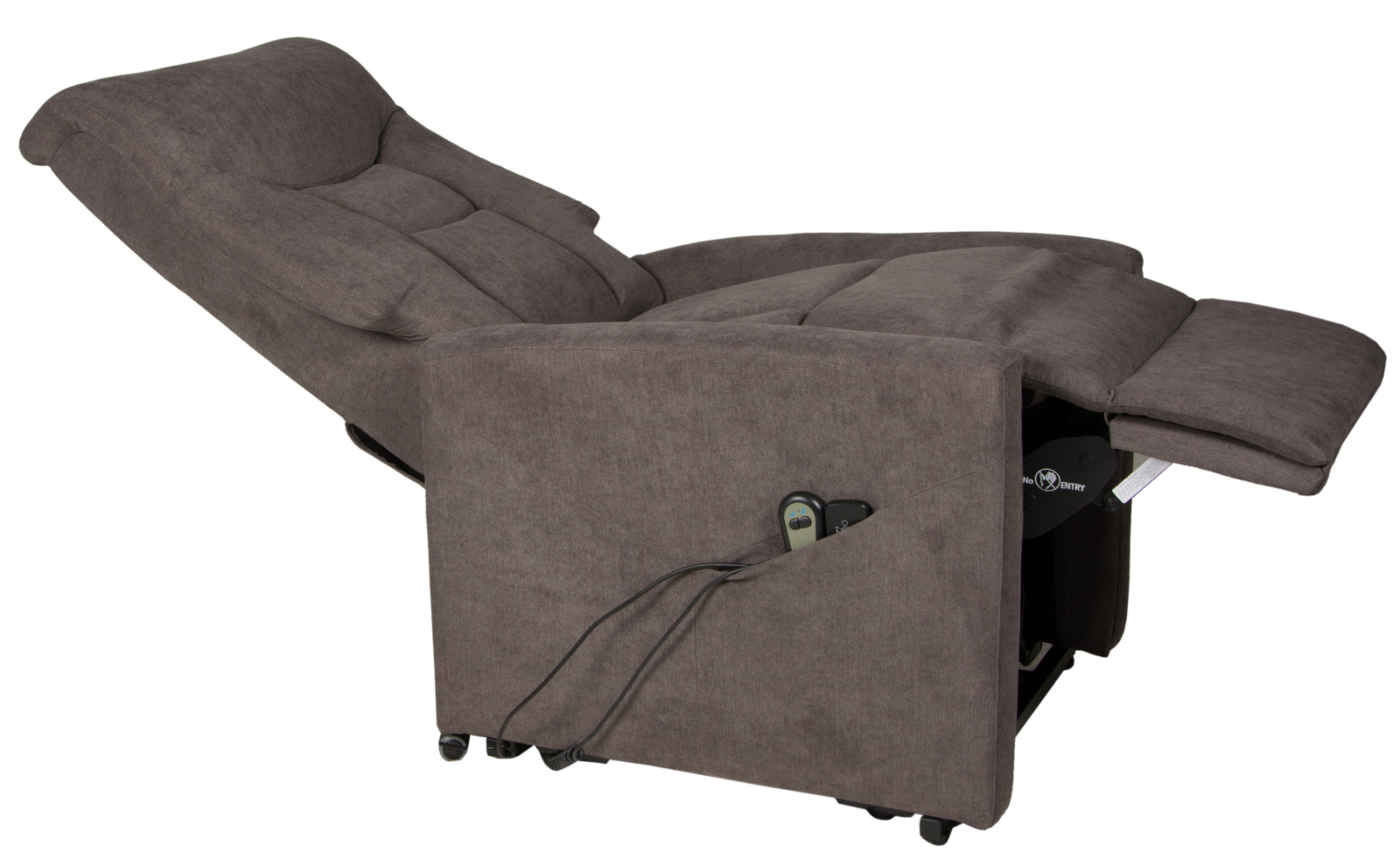 TV-Sessel - braun - mit Motor und Massagefunktion
