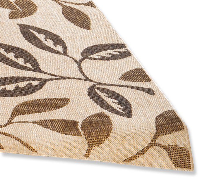 In-/Outdoorteppich - braun - 160x230 cm