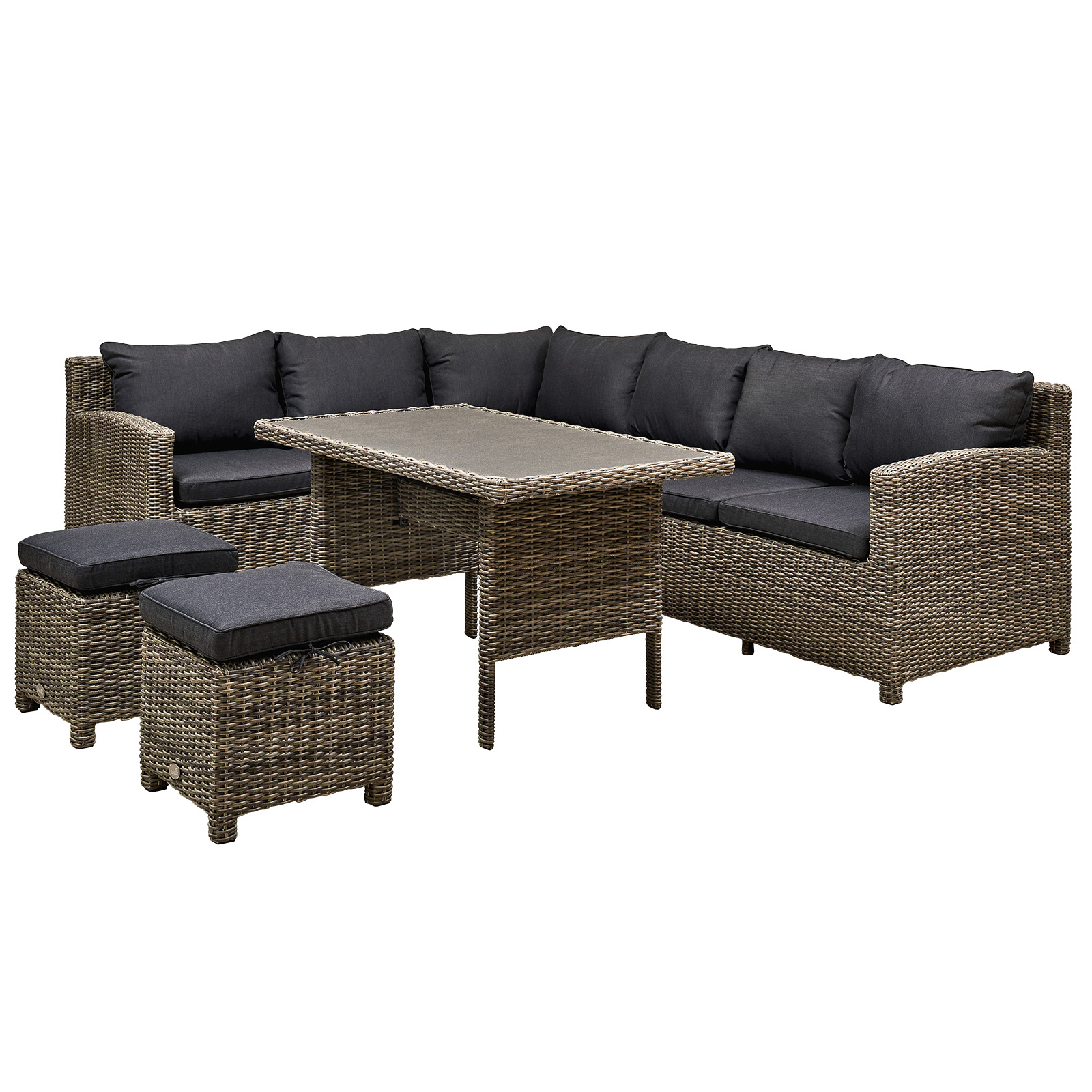 Angebot Roller Gardiola LoungeSitzgruppe grau 4teilig