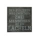 Wandbild - sortiert - Sprüche in Betonoptik - 30x30 cm