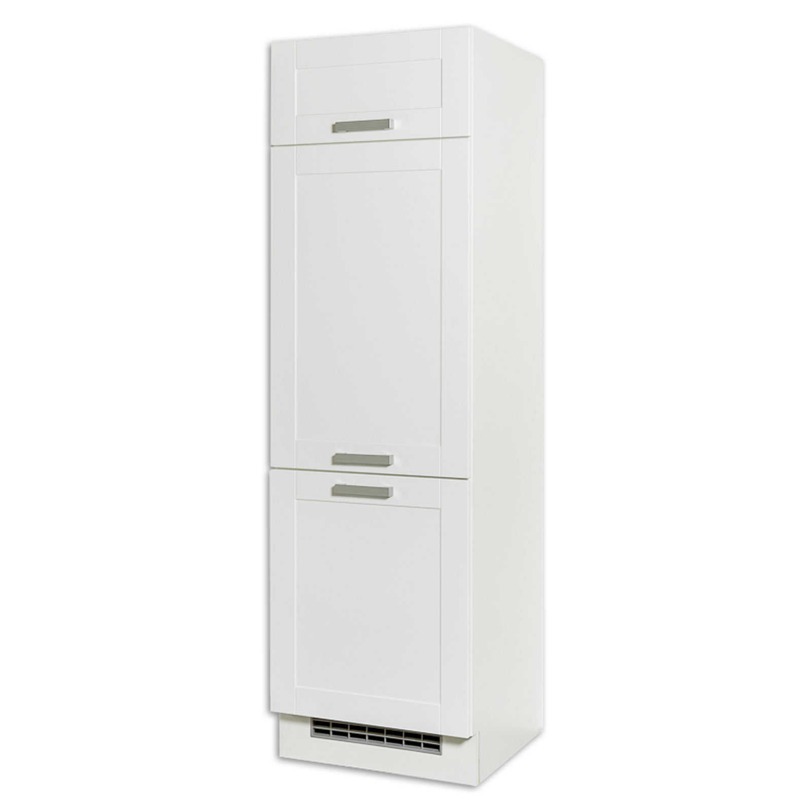 Kühlschrankumbau - weiß Lacklaminat-weiß - 60 cm