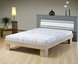 Futonbett - Sonoma Eiche-weiß - 140x200 cm