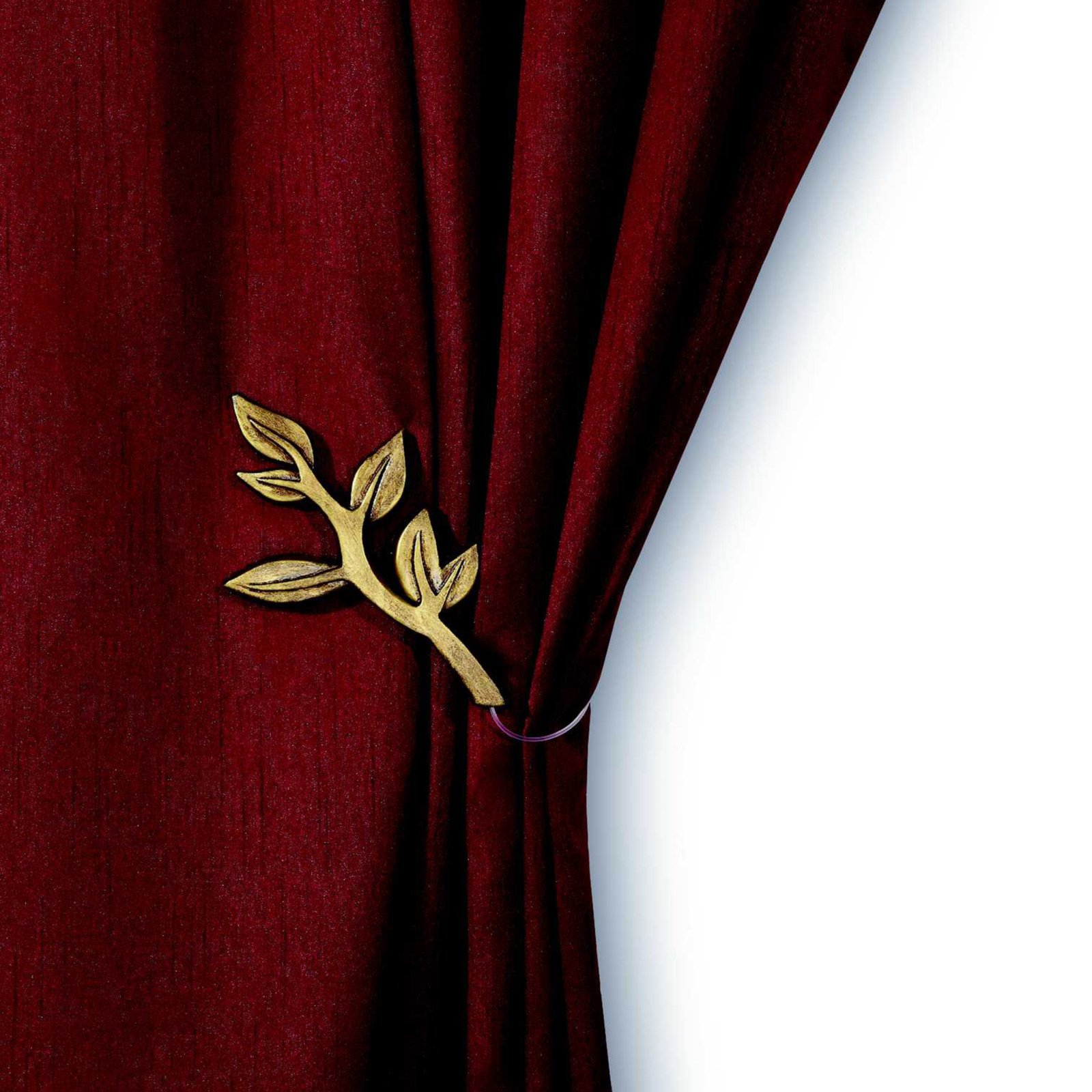 Raffhalter Mit Magnet Gold Antik Blattform