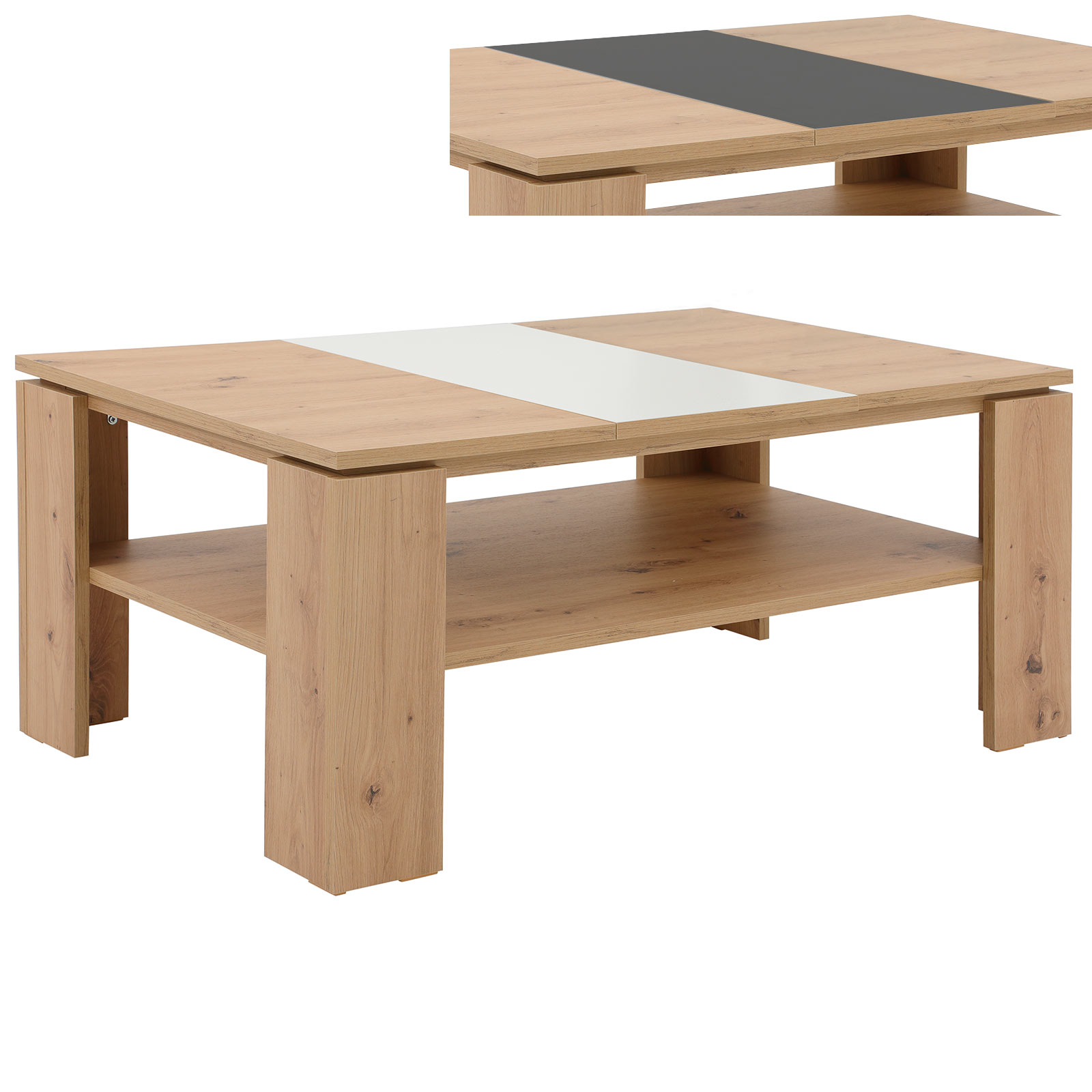 Couchtisch - Artisan Eiche - 104,5 cm breit