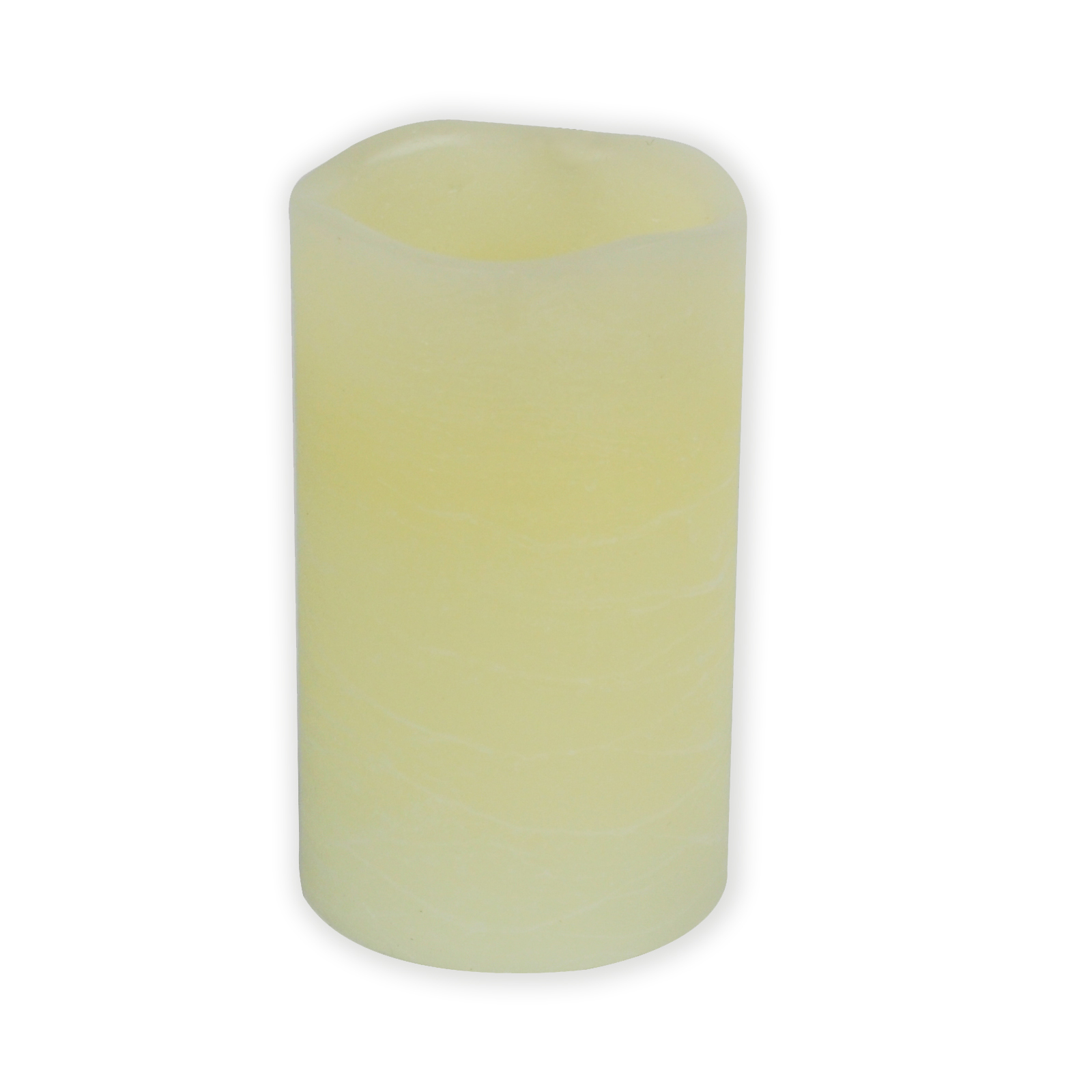 LED-Kerze - creme - mit Flackereffekt - 12,5 cm