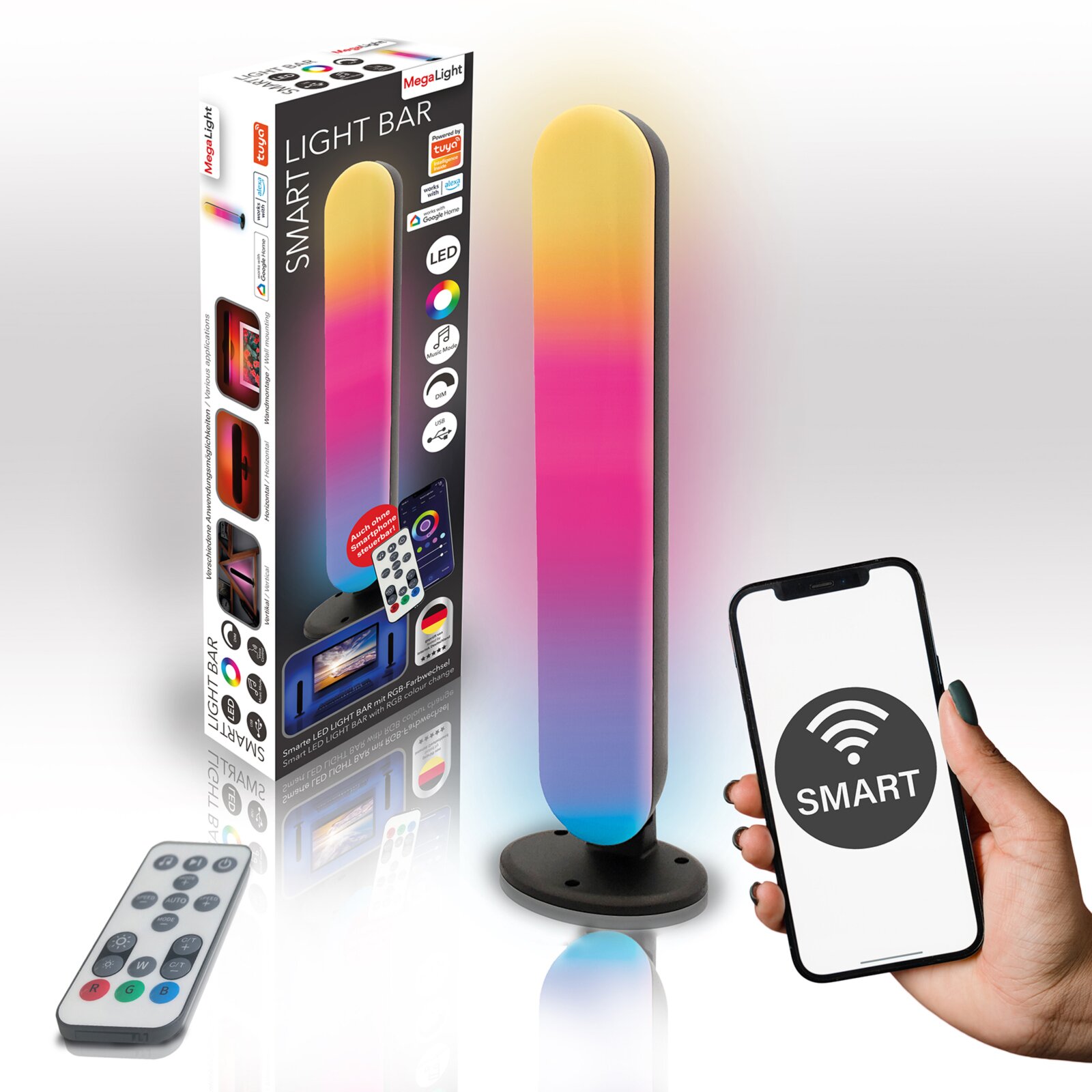 SMART-LED-RGB-Lightbar - dimmbar - per App-steuerbar | Online bei ROLLER  kaufen